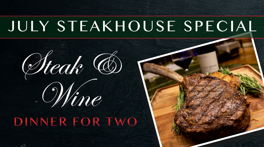Tomahawk Steak & Wine Dinner for Two
